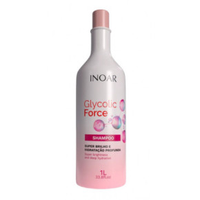 Inoar Glycolic Force Shampoo Šampūnas porėtam plaukui 1000ml