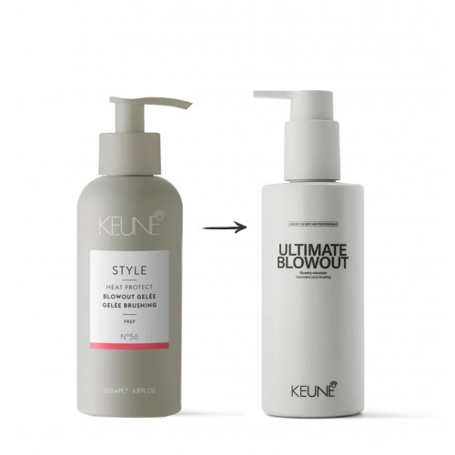 Keune STYLE Ultimate Blowout Apimties suteikiantis losjonas plaukų džiovinimui 200ml