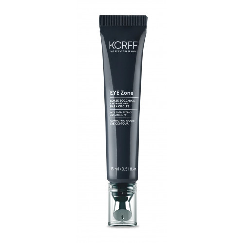 KORFF Eye Contour Cream For Eye Bags And Dark Circle Paburkimą ir tamsius ratilus mažinantis paakių kremas 15ml