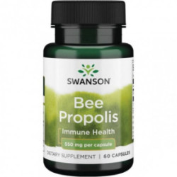 SWANSON Bee Propolis Immune Health 550mg Bičių pikis (propolis) 60 kapsulių