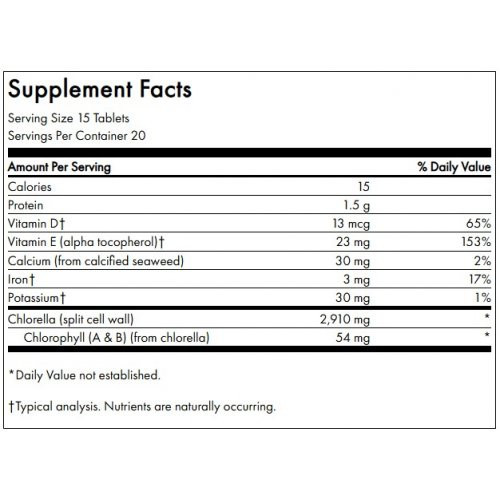 SWANSON Kyoto Chlorella Paprastoji chlorela 300 tablečių