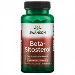 SWANSON Beta - Sitosterol Cardiovascular Health Maximum Strength Beta sitosterolis 60 kapsulių