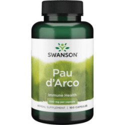 SWANSON Full Spectrum Pau d'Arco 500 mg Immune Health Maisto papildas imunitetui 100 kapsulių