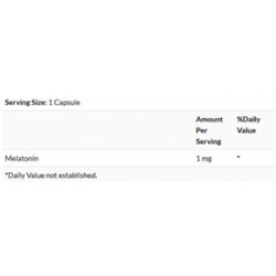 SWANSON Low Dose Melatonin 1mg Sleep Support Maisto papildas melatoninas 120 kapsulių