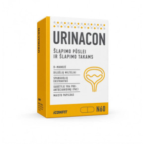 Iconfit Urinacon Complex Capsules Kapsulės šlapimo pūslei ir šlapimo takams 60 kapsulių