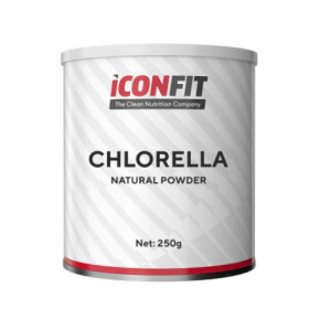 Iconfit Chlorella Powder Natural Chlorelės milteliai 250g