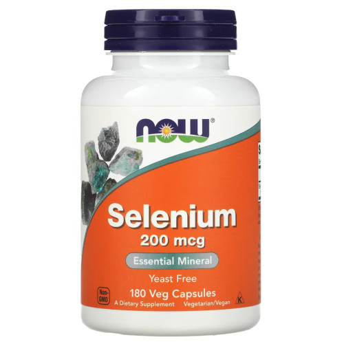 NOW Foods Selenium 200mcg Selenas 90 kapsulių