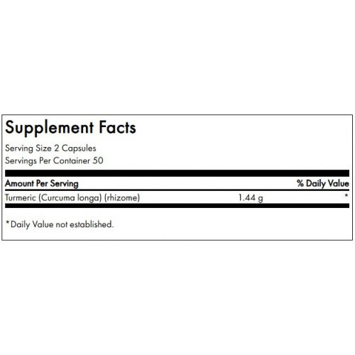 SWANSON Full Spectrum Turmeric Joint Health and Mobility 720mg Ciberžolė 100 kapsulių