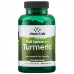 SWANSON Full Spectrum Turmeric Joint Health and Mobility 720mg Ciberžolė 100 kapsulių