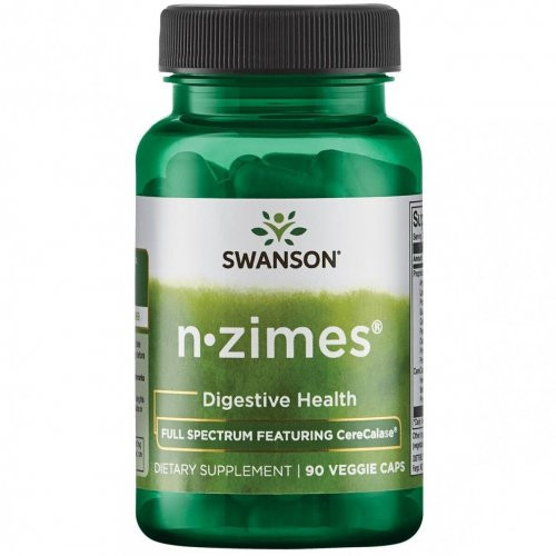 SWANSON N-Zimes Digestive Health Enzimai 90 kapsulių
