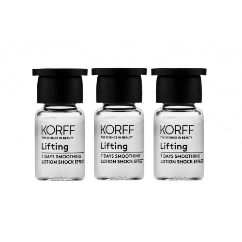 KORFF Lifting 40-76 7 Days Smoothing Lotion Shock Effect Veidą stangrinantis 7 dienų veido losjonas 7x2ml