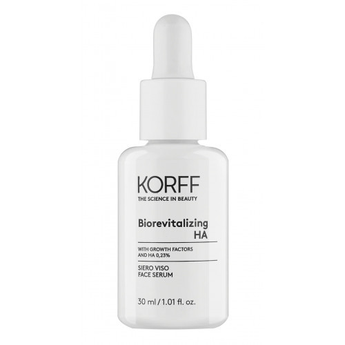 KORFF Biorevitalizing HA Face Serum Gaivinantis veido serumas 30ml