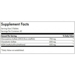 SWANSON Glucosamine, Chondroitin and MSM Joint Health and Mobility Papildas sąnariams 120 kapsulių