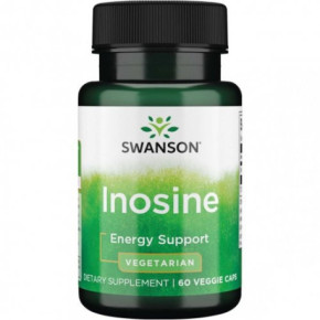 SWANSON Inosine Energy Support Inozinas 60 kapsulių