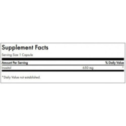 SWANSON Inositol Nervous System Health 650mg Inozitolis 100 kapsulių