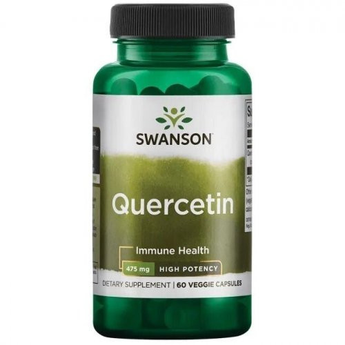 SWANSON Quercetin Immune Health 475mg Kvercetinas 60 kapsulių