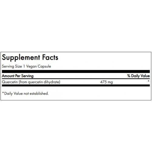SWANSON Quercetin Immune Health 475mg Kvercetinas 60 kapsulių