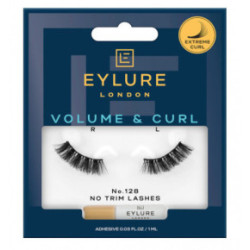 Eylure Volume & Curl False Lashes 3/4 Length Dirbtinės blakstienos No. 128