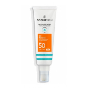 Sophie Skin Sun Protection Oil Balance Face Fluid Apsauginis fluidas veidui nuo saulės su SPF50 apsauga 50ml