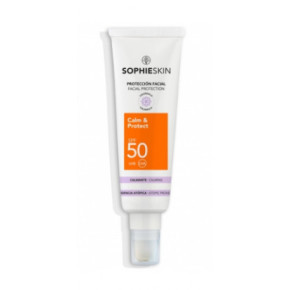 Sophie Skin Sun Protection Calm & Protect Facial Sunscreen Raminantis apsauginis veido kremas nuo saulės SPF50 apsauga 50ml