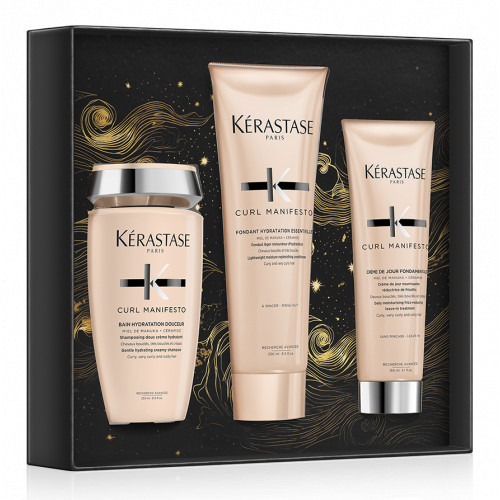 Kerastase Curl Manifesto Holiday Gift Set 2024 Banguotų ir garbanotų plaukų priemonių rinkinys