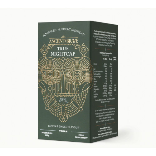 Ancient + Brave True Nightcap Natūralus maistinių medžiagų mišinys prieš miegą 180g