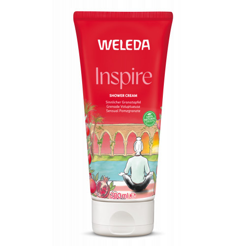 Weleda Pomegranate Creamy Body Wash Kreminis kūno prausiklis su granatais 200ml