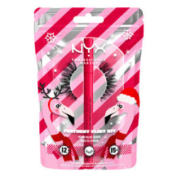 Nyx professional makeup XMASS Jumbo Lash and Liner Kit Riboto leidimo dirbtinių blakstienų ir akių apvado-klijų rinkinys