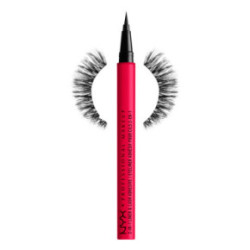 Nyx professional makeup XMASS Jumbo Lash and Liner Kit Riboto leidimo dirbtinių blakstienų ir akių apvado-klijų rinkinys