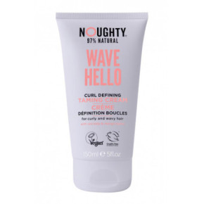 Noughty Wave Hello Curl Taming Cream Garbanas pabrėžiantis kremas banguotiems ir garbanotiems plaukams 150ml