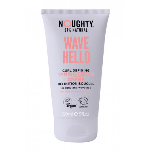 Noughty Wave Hello Curl Taming Cream Garbanas pabrėžiantis kremas banguotiems ir garbanotiems plaukams 150ml