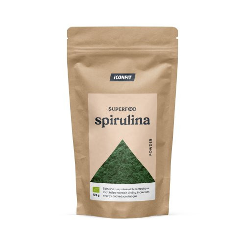 Iconfit Spirulina Powder Natural Spirulinos milteliai 125g