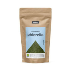 Iconfit Chlorella Powder Natural Ekologiški chlorelos dumbliai 125g