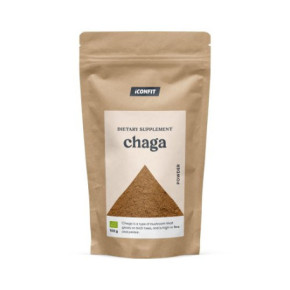 Iconfit Chaga Powder Natural Ekologiški čaga milteliai 100g