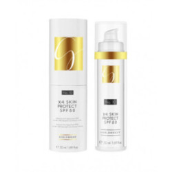 GOLDHEIT X4 Skin Protect Serum Jauninantis veido serumas su plataus spektro apsauga nuo saulės SPF50 50ml