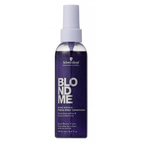 Schwarzkopf Professional BlondMe Bond Repair Purple Spray Conditioner Purškiamas kondicionierius 150ml