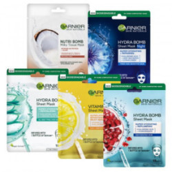 Garnier Sheet Mask Set Lakštinių veido kaukių rinkinys
