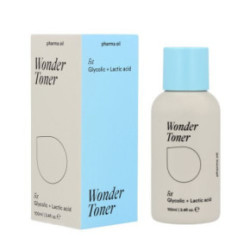 Pharma Oil Wonder Toner Glycolic + Lactic Acid Veido tonikas su AHA rūgštimis 100ml