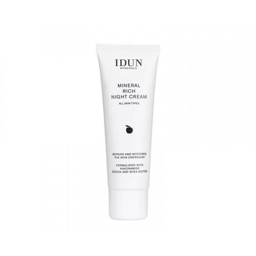 IDUN Rich Night Cream Naktinis veido kremas su niacinamidu 50ml