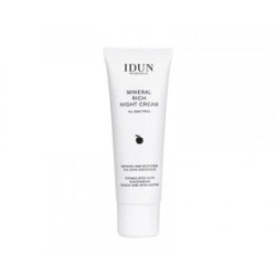 IDUN Rich Night Cream Naktinis veido kremas su niacinamidu 50ml