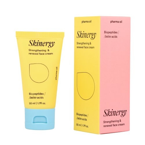 Pharma Oil Skinergy Strengthening Renewal Face Cream Biopeptidų ir Amino rūgščių kremas 50ml