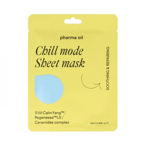 Pharma Oil Chill Mode Sheet Mask Raminanti lakštinė veido kaukė 25ml