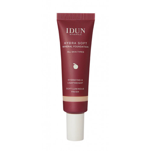 IDUN Hydra Soft Mineral Foundation Skystas mineralinis makiažo pagrindas 30ml