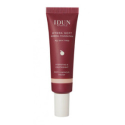 IDUN Hydra Soft Mineral Foundation Skystas mineralinis makiažo pagrindas 30ml