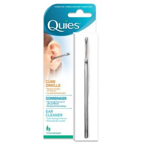 Quies Steel Ear Cleaner Daugkartinis metalinis ausų krapštukas 1vnt.