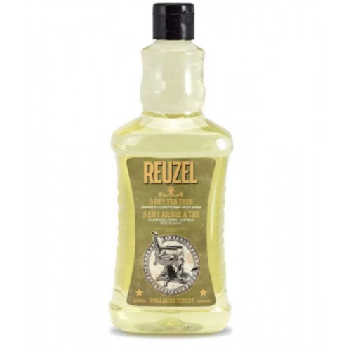 Reuzel 3in1 Tea Tree Shampoo, Conditioner & Body Wash Šampūnas, balzamas ir dušo gelis 100ml