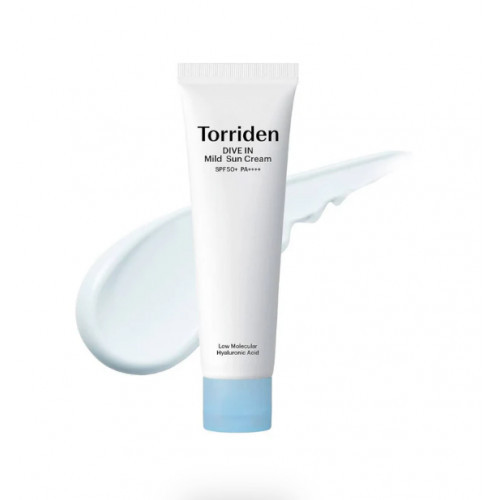 Torriden Dive-In Mild Sunscreen SPF50+ PA++++ Apsauginis kremas nuo saulės su cinko oksidu 60ml