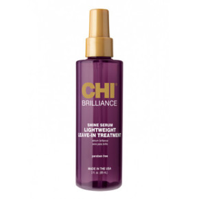 CHI Deep Brilliance Light Weight Leave - In Treatment Nenuskalaujams, lengvas plaukų serumas su alyvuogių ir Monoi aliejais 177ml