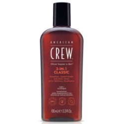 American crew 3in1 Šampūnas, kondicionierius ir dušo želė 250ml