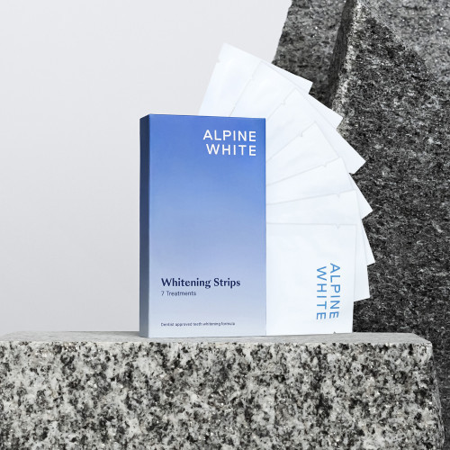Alpine White Whitening Strips Balinančios dantų juostelės 7vnt